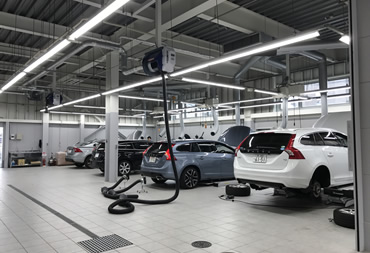 ボルボ・カー　福井（福井県福井市）の北欧デザインのリビングルーム